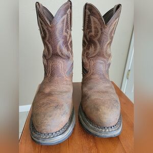 Cody James Brown Leather Cowboy WorkBoots